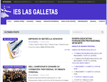 Tablet Screenshot of ieslasgalletas.org
